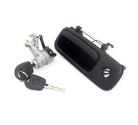 BLNETU Poignée De Porte Extérieure Arrière Avec Serrure 2 Clés De Remplacement Pour Siège Pour Alhambra Pour Arosa 1996 - 2010(Pair)