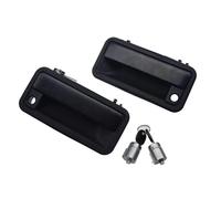 BLNETU Poignée De Porte Extérieure Avant Avec Kit Cylindre De Serrure Pour Chevrolet Pour Blazer Pour Scottsdale 1988-2000 12540437 15742229 15742230(Kit 002)