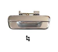 BLNETU Poignée Porte Extérieure Voiture pour Isuzu D-Max DMax UTE 2008-2012 Couvercle De Poignée De Porte Arrière De Voiture Capuchon De Poignée De Porte Extérieure Chromée sans Trou De Clé