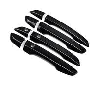 BLNETU Poignées De Porte Extérieure 8 Pièces/ensemble 4 Couvre-poignées Extérieures Avec Entrée Sans Clé Pour Civic 10e Génération 2016 2017 2018 2019 (Glossy Black)