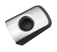 BLNETU Poignées De Porte Extérieure Capuchon de poignée de porte avant gauche argenté Pièces extérieures 80647-JE20A Pour Nissan Pour Qashqai 2008-2015