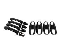 BLNETU Poignées De Porte Extérieure Garniture de poignée de porte ABS avec trou de serrure uniquement pour Vito W447 2014 2015 2016 2017 2018 2019 2020 conduite à gauche (With Hole Glossy)