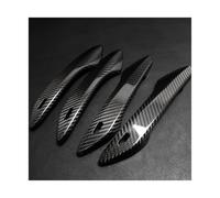 BLNETU Poignées De Porte Extérieure Garniture de poignée de porte en fibre de carbone véritable pour RC RC200t RC300 RX RX 300 350 NX NX300H NX200T 2015-2020 (B)