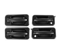BLNETU Poignées De Porte Extérieure Noir texturé 131609870457 15104792 10360326 Jeu de 4 poignées de porte extérieures pour Hummer H2 2003-2009 (4 PIÈCES)