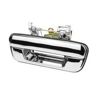 BLNETU Poignées De Porte Extérieure Poignée De Hayon Sans Serrure Pour Holden Pour Colorado RC Ute 2008-2012 Pour Rodeo RA Ute 2003-2008 (1pc Chrome)