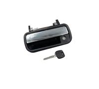 BLNETU Poignées De Porte Extérieure Poignée Extérieure De Porte Avant Avec Serrure Et Cylindre De Clé Pour Toyota Pour Hilux Pickup RN85 1988-1998 (Left with key)