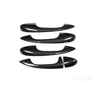 BLNETU Poignées De Porte Extérieure Pour A B C E LE GLS CLA GLC GLA X253 W213 W205 W247 W177 V177 A180 A200 A250 LHD Garniture De Poignée Porte Voiture (Carbon Fiber Look)
