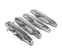 BLNETU Poignées De Porte Extérieure Pour Cadillac Pour Escalade EXT ESV Poignées De Porte Extérieures Chromées 4 Pièces Jeu Avant Et Arrière De Remplacement (4 pcs silver)
