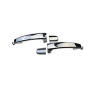BLNETU Poignées De Porte Extérieure Pour Chevrolet Pour Aveo Pour Captiva Pour Saturn Vue Kit De Poignées De Porte Extérieures Chromées Avant/arrière Gauche/droite (Rear Pair)