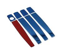 BLNETU Poignées De Porte Extérieure Pour Chevrolet Pour Cruze 2009-2014 8 Pièces Autocollants Décoratifs Pour Poignées De Porte Extérieures En Acier Inoxydable (Blue)