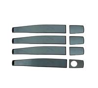 BLNETU Poignées De Porte Extérieure Pour Chevrolet Pour Cruze 2009-2014 8 Pièces Autocollants Décoratifs Pour Poignées De Porte Extérieures En Acier Inoxydable (Black)