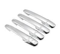 BLNETU Poignées De Porte Extérieure Pour Ford Pour Edge Pour Fusion Pour Mustang Pour Lincoln Cache De Poignée De Porte - Avant, Arrière, Gauche Et Droite (Chrome)