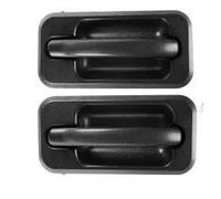 BLNETU Poignées De Porte Extérieure Pour Hummer H2 2003-2009 Noir Texturé 131609870457 15104792 10360326 Jeu De Poignées De Porte Extérieures 4 Pièces (Rear 1 left 1 right)