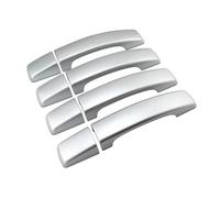 BLNETU Poignées De Porte Extérieure Pour LR4 LR2 Discovery Pour Freelander 2 Pour Range Rover Sport Hse TDV8 Kit De Garnitures De Poignées De Porte De Voiture (Argent)