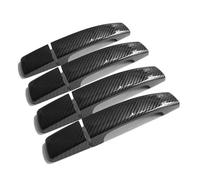 BLNETU Poignées De Porte Extérieure Pour LR4 LR2 Discovery Pour Freelander 2 Pour Range Rover Sport Hse TDV8 Kit De Garnitures De Poignées De Porte De Voiture (Carbon fiber grain)