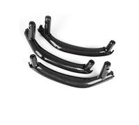 BLNETU Poignées De Porte Intérieures Voiture Couvercle De Remplacement Ensemble Poignées De Porte De Voiture Pour X5 X6 F16 F15 2014 - 2016 2017 2018 (Carbon fiber color)