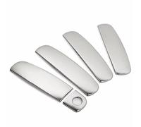 BLNETU Pour A3 A4 A6 S4 S6 Pour Allroad Pour Quattro 1998-2004 Avec 1 Trou De Serrure En Acier Inoxydable Chromé Poignée De Porte Garniture 5 Pièces