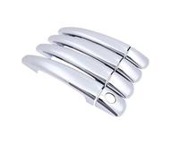 BLNETU Pour Daihatsu Pour Terios Pour Bego Pour Eco Pour Wild J200 F400 2006-2016 Chrome Poignée Porte De Voiture Garniture Accessoires Extérieurs(Metallic Silver)