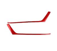 BLNETU Pour Kia Pour Stinger 2019-2023 Panneau Poignée Intérieure De Porte Couverture Décorative Accessoires Décoration Intérieure Voiture Autocollant (Red)