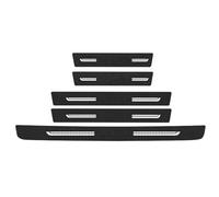 BLNETU pour VW pour T-Cross Autocollant Voiture en Fiber Carbone Bande Protection Coffre Porte Autocollants Seuil Coffre Arrière Protection Pare-Chocs Arrière Protection Pare-Chocs (Color : 5pcs)