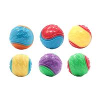 BLNGET À Mâcher pour Chien 6 Pièces Toutes Les Races Résistantes Morsures Grinçantes avec Conception Facile Nettoyer Aller Chercher Et Soigner en Plein Air Jouet Mâcher