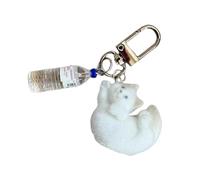 BLNGET Adorable porte-clés dinosaure pour clés de voiture, téléphone portable, étui pour écouteurs, porte-clés doux au toucher