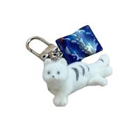 BLNGET Adorable porte-clés dinosaure pour clés de voiture, téléphone portable, étui pour écouteurs, porte-clés doux au toucher