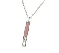 BLNGET Collier de respiration pour cessation du vice - Bijoux d'énergie naturelle - Pendentif en métal et acier - Soulagement de l'anxiété, As show, Acier titane + acier inoxydable