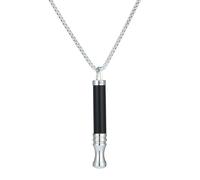 BLNGET Collier de respiration pour cessation du vice - Bijoux d'énergie naturelle - Pendentif en métal et acier - Soulagement de l'anxiété, As show, Acier titane + acier inoxydable