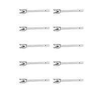 BLNGET Lot de 10 composants de boucles d'oreilles tendance avec motifs personnalisés pour un port confortable dans les bijoux pour adultes, As show, Acier inoxydable