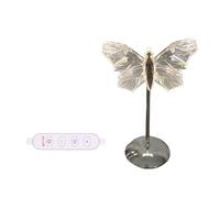 BLNGET Veilleuse en forme de papillon - Texture acrylique - Pour une touche fantaisiste dans les chambres, les salons ou les bureaux - Lampe de bureau moderne pour la maison et le bureau