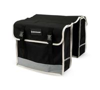 blntackle76 Dunlop Sacoche de selle étanche double pour porte-bagages de vélo avec bandes fluorescentes (noir)
