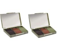 blntackle76 Lot de 2 Crème Maquillage Camouflage avec Miroir 3 Couleurs Noir Olive Marron NATO Approuvé Camouflage Caméléon Survie Militaire + Autocollant Gratuit Luck