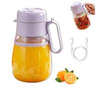 Bloame Blender, Problends 12 Blade 1000ml Bloame Blender, Multifunctional Wireless Portable Fresh frutas vegetales Juicer Cup, Juice Shakes and Smoothie on the Go (Purple)