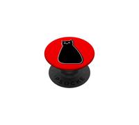 Blob Kitty Chat Simple et Amusant PopSockets PopGrip Adhésif
