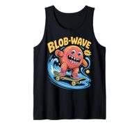 Blob-Wave Monster Skateboard Débardeur