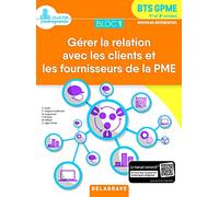 Bloc 1 Gérer La Relation Avec Les Clients Et Les Fournisseurs De La Pme Bts Gpme 1re & 2e Années