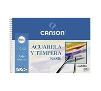 Bloc 10 Feuilles Aquarelle A4+ 370g Guarro Canson