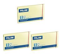 Bloc 100 notes adhésives 76 x 127 mm (Lot de 3)