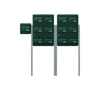 Bloc 13 boîtes aux lettres extérieures avec pieds de fixation