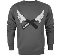 Bloc 28 Sweat-shirt manches croisées homme NS4991 (M) (Anthracite)
