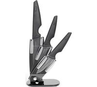 Bloc 3 couteaux avec support - LIVOO - MEC135N - 7,5 /10 / 12,5 cm - Lame céramique - Compatible lave-vaisselle