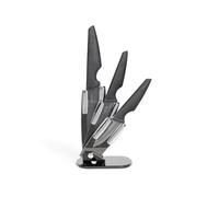 Bloc 3 couteaux cramique avec support - LIVOO - MEC135N - 7,5 cm, 10 cm et 12,5 cm - Lame cramique - Compatible lave-vaisselle