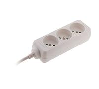 Zenitech - Bloc 3 prises 16A 2P+T Blanc Blanc