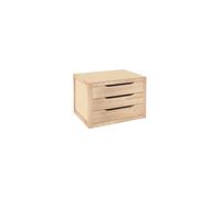 Astigarraga – Bloc 3 tiroirs Natura – pin massif – 29,5 x 38 x 30 cm