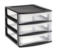 Bloc 3 tiroirs de rangement 180x215x161mm EDA - 17732