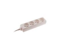ZENITECH Bloc multiprises 4 prises 16A blanc
