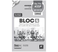 Bloc 4 Réaliser Des Actions D'éducation À La Santé Pour Un Public Ciblé, Dans Un Contexte Donné 2de 1re Tle Bac Pro Assp - Corrigé
