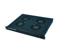 Bloc 4 Ventilateurs pour Rack et Baie de Brassage 19'', Hauteur 1U