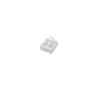 Chacon Bloc multiprise carré 4 x 16 A avec cordon 0,9 m - blanc